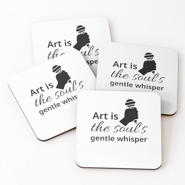 Item preview, "Art is the Soul's Gentle Whisper" designed and sold by ingolekiran.