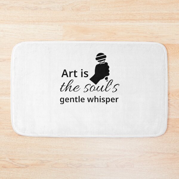 Item preview, "Art is the Soul's Gentle Whisper" designed and sold by ingolekiran.