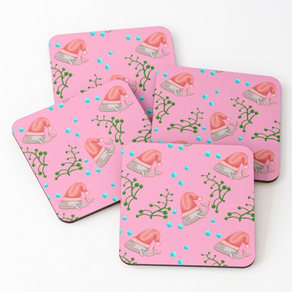 Item preview, Sweet Christmas Sea Dreams_pale salmon designed and sold by NeonEye-Designs.
