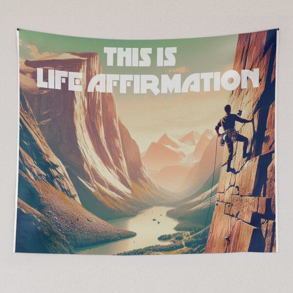 Item preview, This Is Life Affirmation Rock Climbing designed and sold by Esskay Designs.