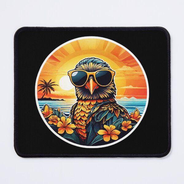 Item preview, Beach Bum Birdie at Sunset with Hawaii Orchids designed and sold by NautiChic.