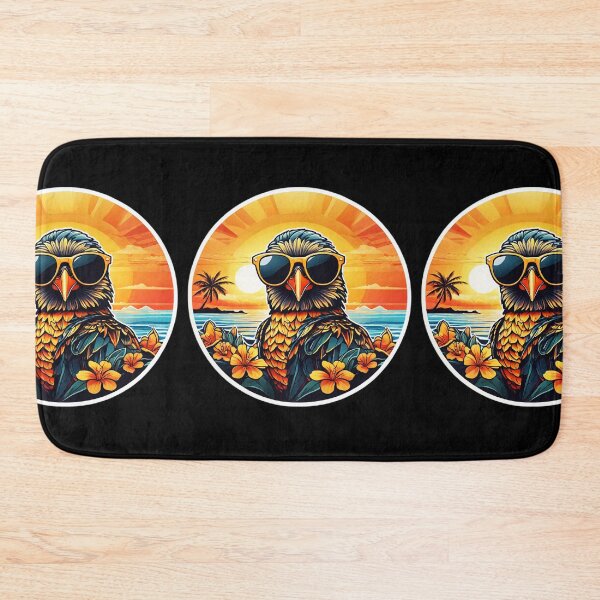 Item preview, Beach Bum Birdie at Sunset with Hawaii Orchids designed and sold by NautiChic.