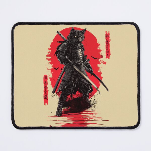 Item preview,  Black Samurai Cat 3 designed and sold by TheSamuraiCat.