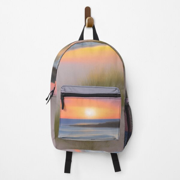 Item preview, painting of pastel sunset beach designed and sold by OneLastWish.