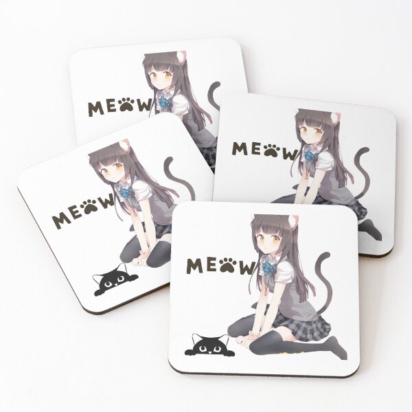 Item preview, Cute Anime Cat Girl designed and sold by Anime-Planet1.