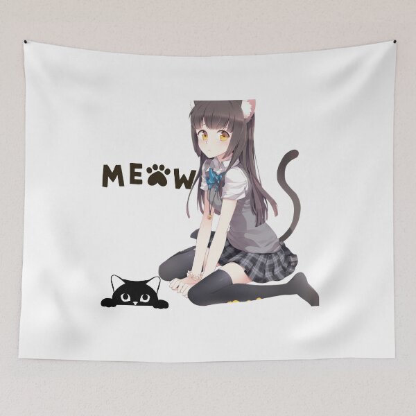 Item preview, Cute Anime Cat Girl designed and sold by Anime-Planet1.
