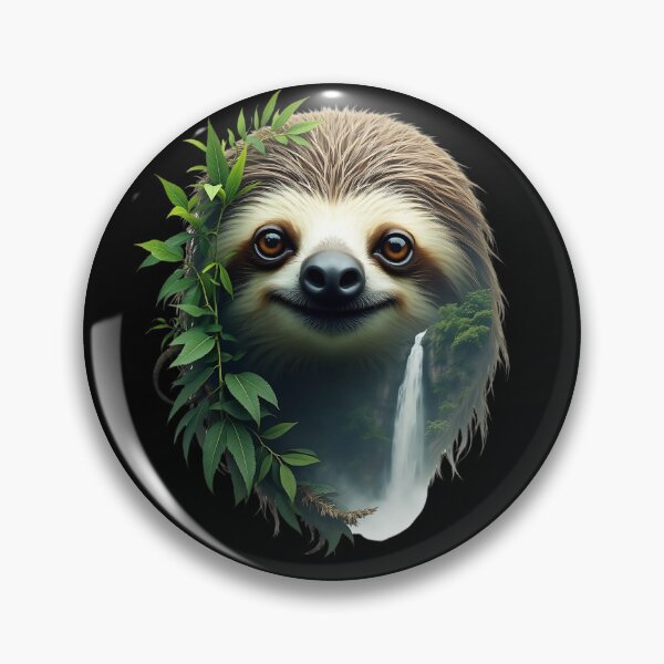 Item preview, SLOTH in the South American jungle art design animal and nature lovers save the planet protect the Sloths designed and sold by Jt41.