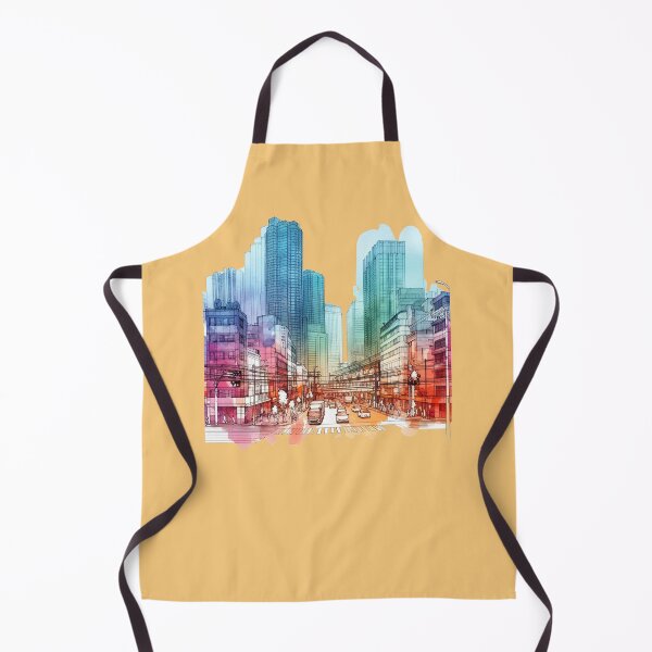 Item preview, Haeundae's Emerging Cityscape: A Vibrant 3D Sketch, designed and sold by PaintMeWorld.