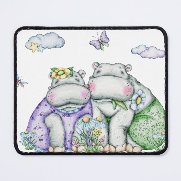 Item preview, Compositions of elements Dreamy Hippo Garden: a celestial elements Collection designed and sold by NelenaArt.