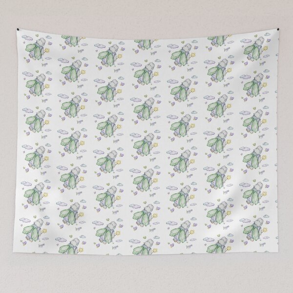Item preview, watercolours compositions of elements «Dreamy Hippo Garden" designed and sold by NelenaArt.
