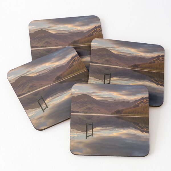 Item preview, "Golden Reflections: Sunset Serenity at Buttermere" designed and sold by philpace.