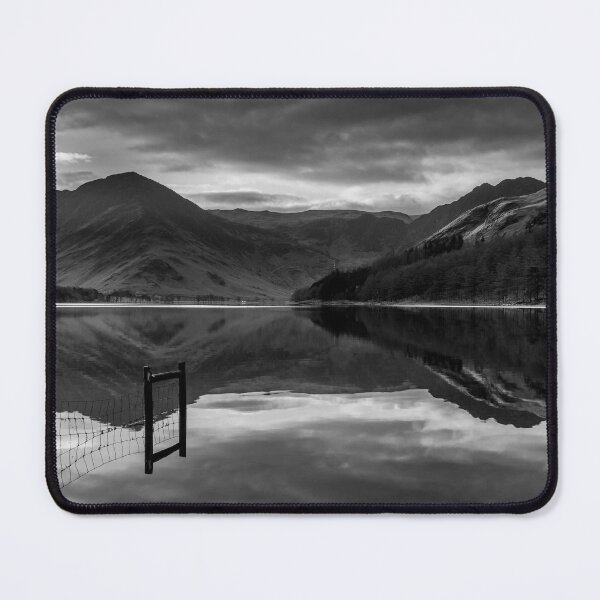 Item preview, "Timeless Tranquility: Buttermere in Black and White" designed and sold by philpace.