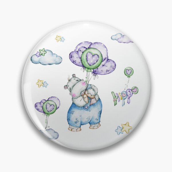 Item preview, Compositions of elements Dreamy Hippo Garden: a celestial elements Collection designed and sold by NelenaArt.