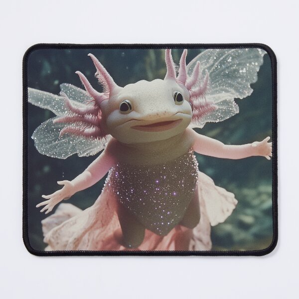 Item preview, Tiny Axolotl Fairy Underwater designed and sold by LonesomeKnight.