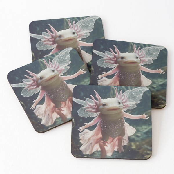 Item preview, Tiny Axolotl Fairy Underwater designed and sold by LonesomeKnight.