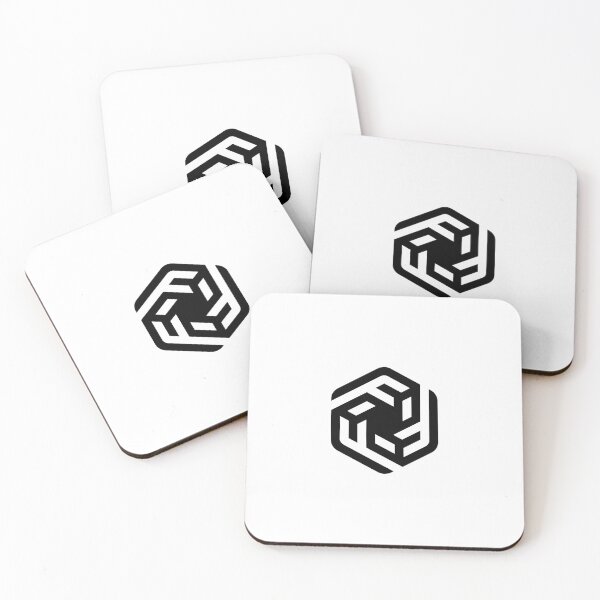 Item preview, Three Letter F Combined Cube Monogram Logo designed and sold by rasagamastore.