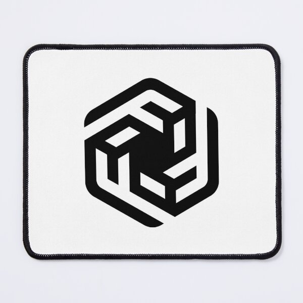 Item preview, Three Letter F Combined Cube Monogram Logo designed and sold by rasagamastore.