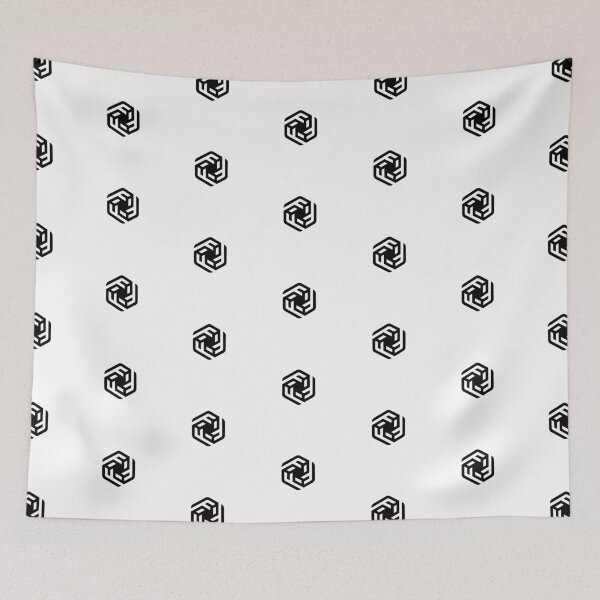 Item preview, Three Letter F Combined Cube Monogram Logo designed and sold by rasagamastore.