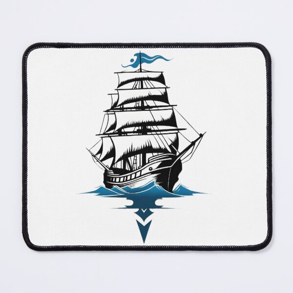 Item preview, ship, sea, captain, seaman designed and sold by DonnaBlankaArt.