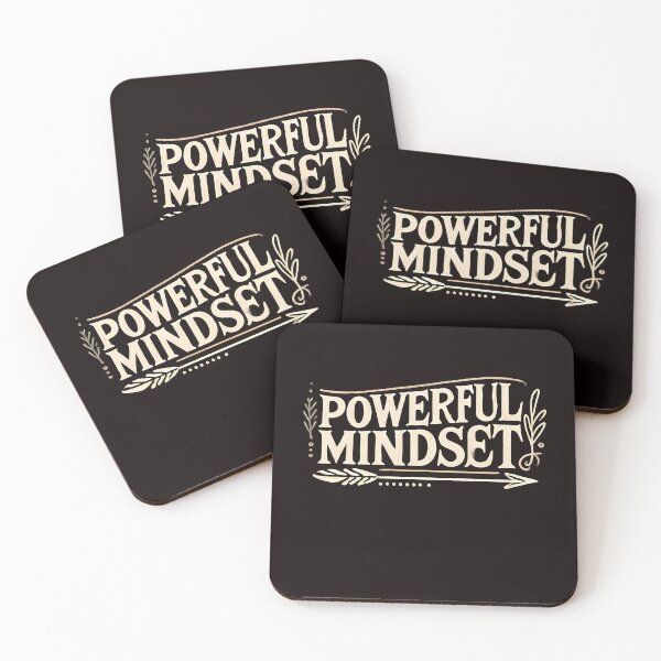 Item preview, Motivational Saying , Powerful Mindset designed and sold by Logiamerch.