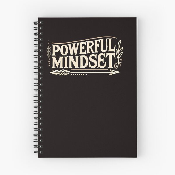 Item preview, Motivational Saying , Powerful Mindset designed and sold by Logiamerch.