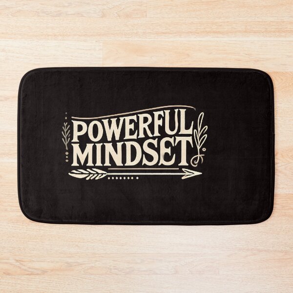 Item preview, Motivational Saying , Powerful Mindset designed and sold by Logiamerch.