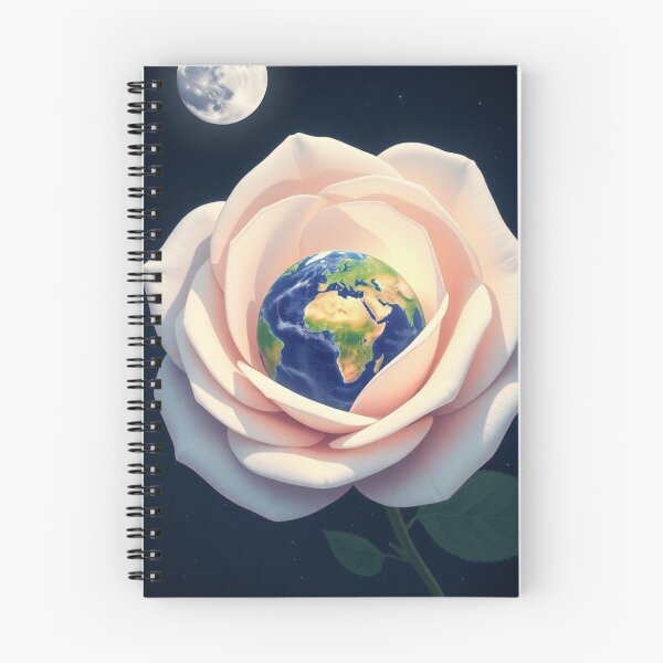 Item preview, Planet Earh in a Rose designed and sold by Azrabi.