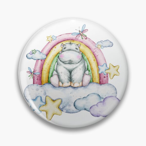 Item preview, Compositions of elements Dreamy Hippo Garden: a celestial elements Collection designed and sold by NelenaArt.