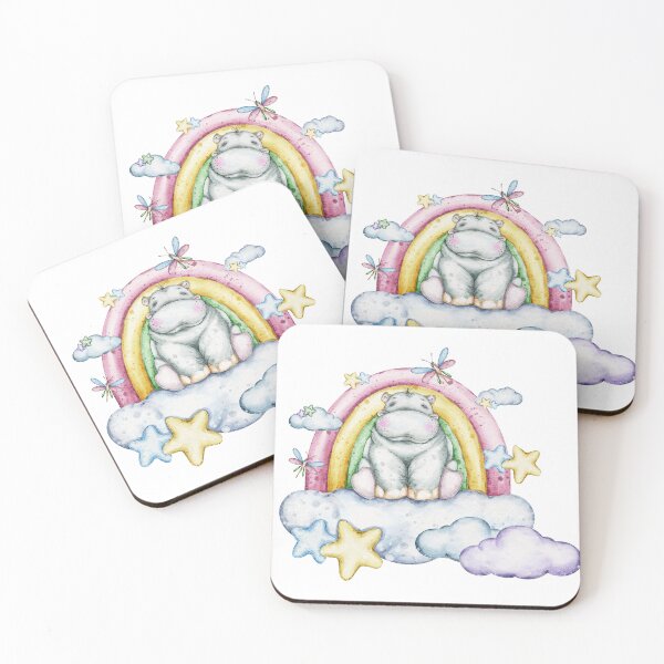 Item preview, Compositions of elements Dreamy Hippo Garden: a celestial elements Collection designed and sold by NelenaArt.