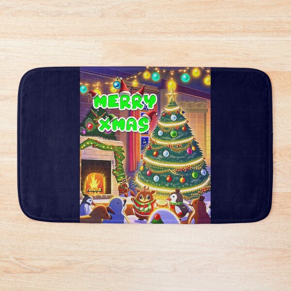 Item preview, Christmas pine & fireplace party designed and sold by VeenyOcicat.