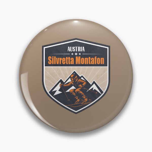 Item preview, Silvretta Montafon Austria Winter Skiing Design designed and sold by CynthiaGraphics.