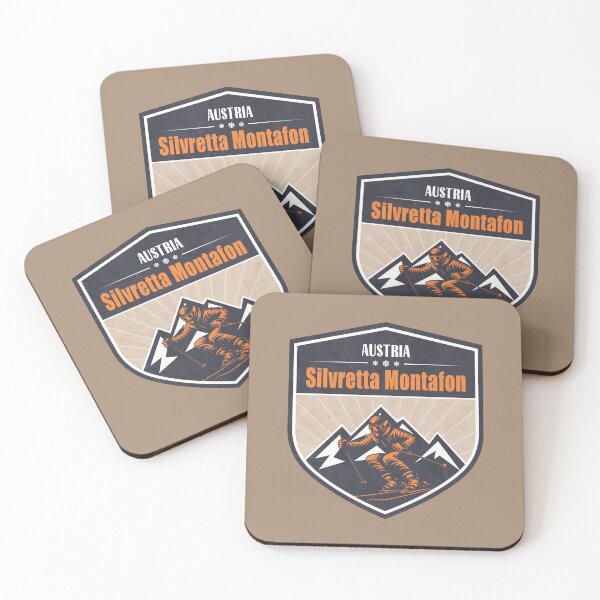 Item preview, Silvretta Montafon Austria Winter Skiing Design designed and sold by CynthiaGraphics.