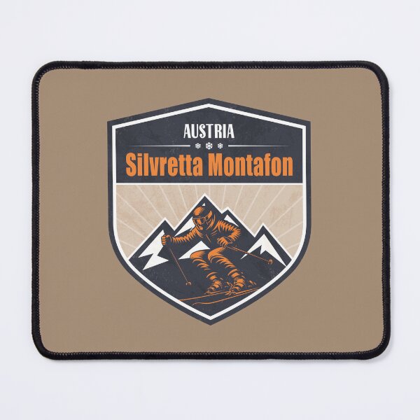 Item preview, Silvretta Montafon Austria Winter Skiing Design designed and sold by CynthiaGraphics.