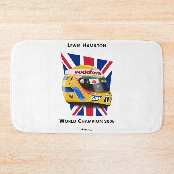 Item preview, Lewis Hamilton 2008 - Helmet flag champion designed and sold by JageOwen.