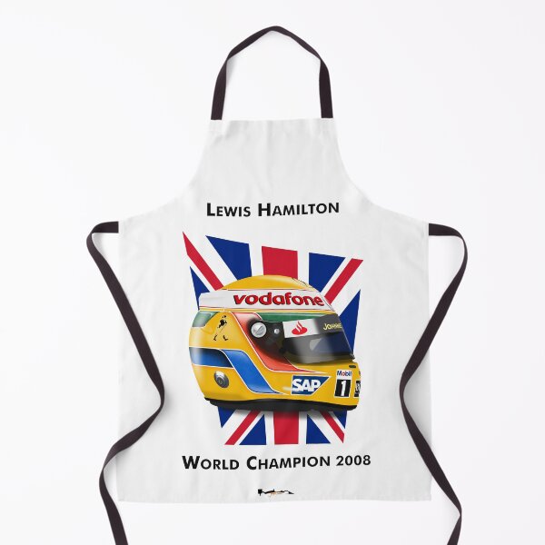 Item preview, Lewis Hamilton 2008 - Helmet flag champion designed and sold by JageOwen.