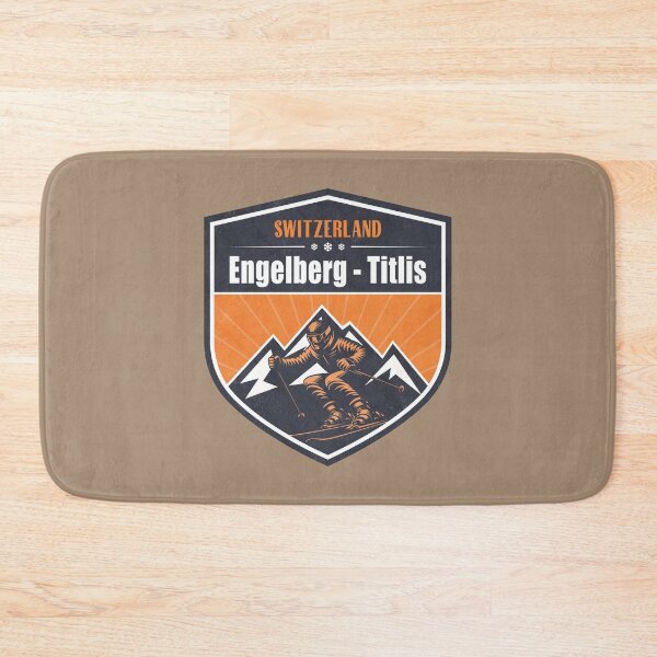 Item preview, Engelberg - Titlis Switzerland Winter Skiing Design designed and sold by CynthiaGraphics.