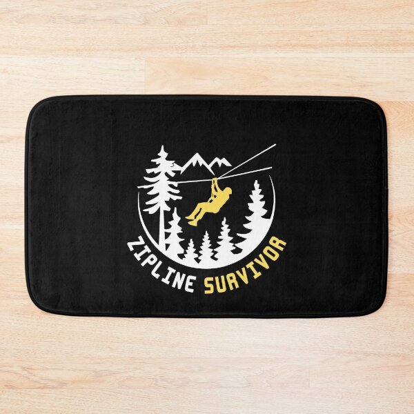 Item preview, Zipline Survivor - Brave Above The Trees designed and sold by GRABAPSHOP.