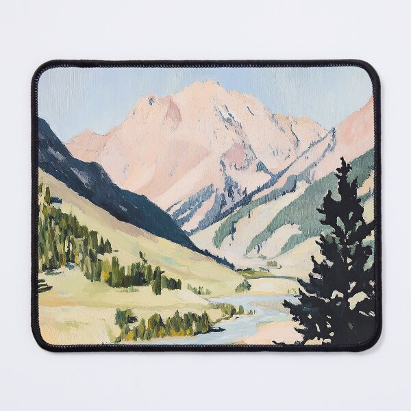 Item preview, Landscape Mountains Fauvism Nature Botany Mountains designed and sold by ArtHouseNiklas.