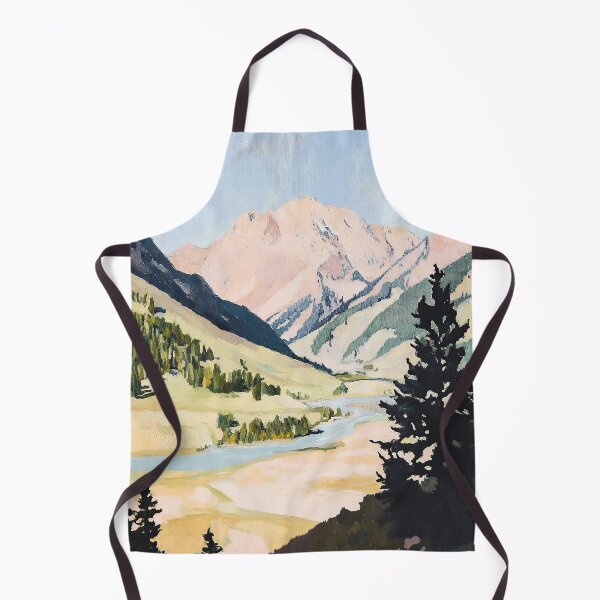 Item preview, Landscape Mountains Fauvism Nature Botany Mountains designed and sold by ArtHouseNiklas.