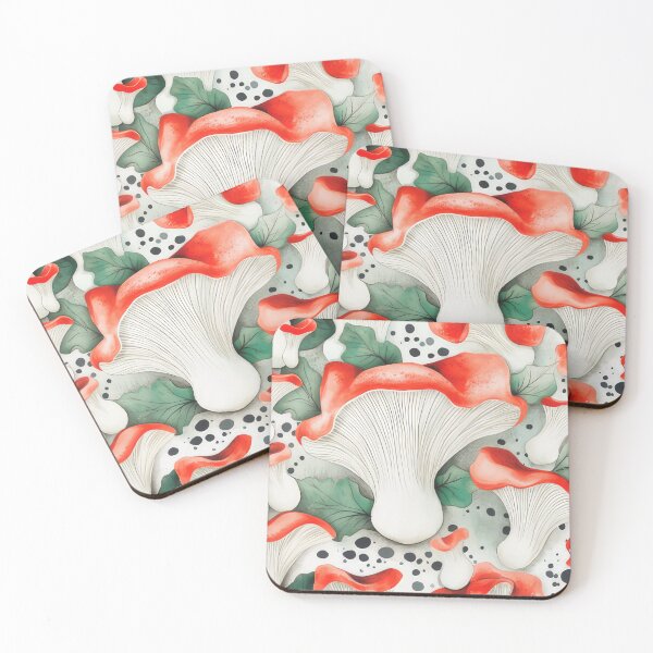Item preview, Nice Watercolour mushrooms and illustrations of wild plants designed and sold by paratynka.
