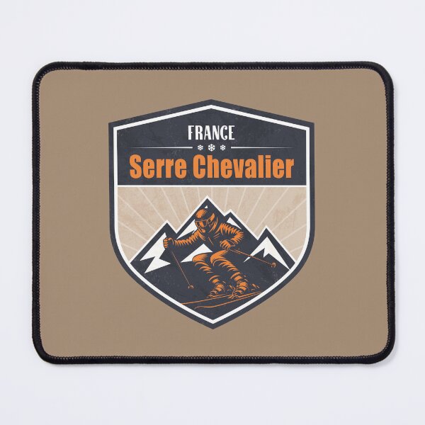 Item preview, Serre Chevalier France Winter Skiing Design designed and sold by CynthiaGraphics.
