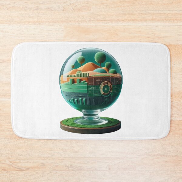 Item preview, 3D graphics of Kinetic sand in a glass globe model designed and sold by MigWhimsy.