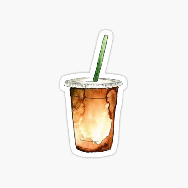 iced coffee Sticker