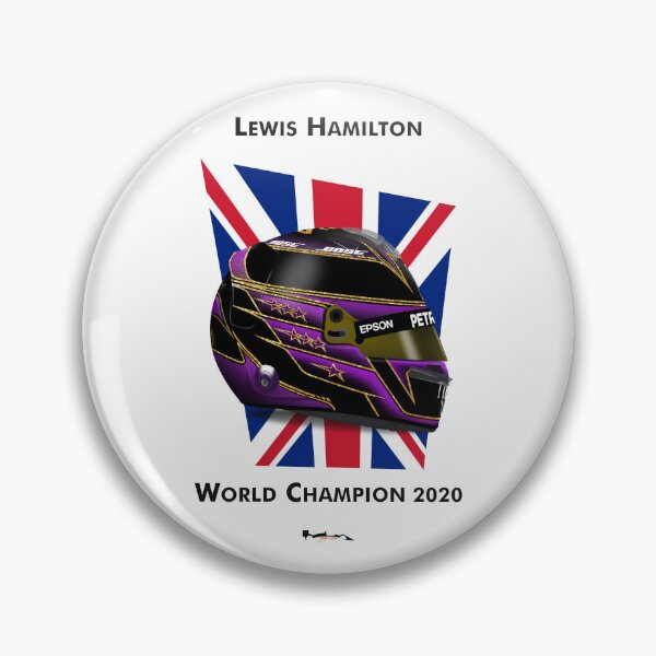 Item preview, Lewis Hamilton 2020 - Helmet flag champion designed and sold by JageOwen.