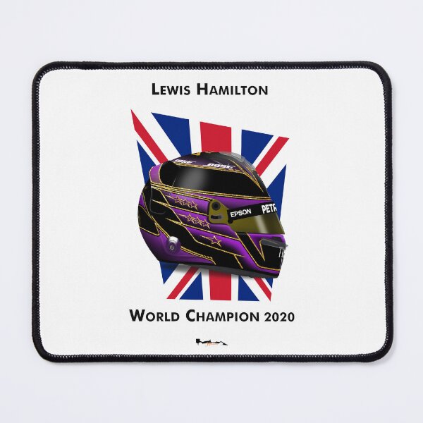 Item preview, Lewis Hamilton 2020 - Helmet flag champion designed and sold by JageOwen.