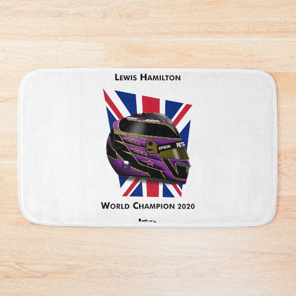 Item preview, Lewis Hamilton 2020 - Helmet flag champion designed and sold by JageOwen.