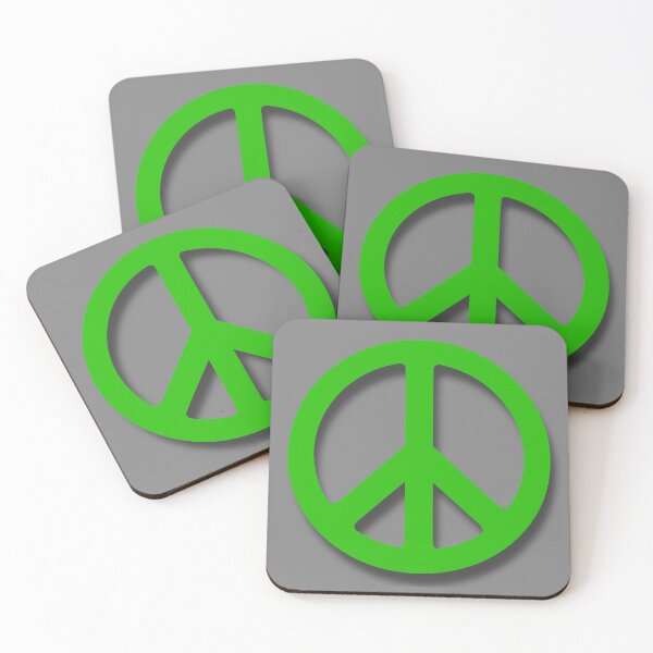 Item preview, Peace Symbol Green Love Only One Planet Collection designed and sold by UnnecessaryLuck.