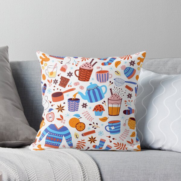 Item preview, Warm Winter Drinks white designed and sold by HeleenvThillart.