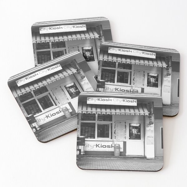 Item preview, City-Kiosk in the Ruhr area - Nostalgic black and white look designed and sold by Ruhrpott2024.