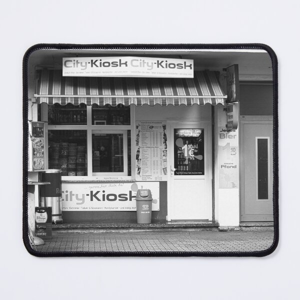 Item preview, City-Kiosk in the Ruhr area - Nostalgic black and white look designed and sold by Ruhrpott2024.